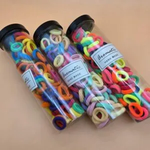Mini Rubber Bands | Rahul Plastics |Pack of 12 Bottle