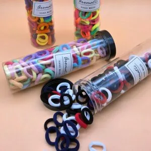 Mini Rubber Bands | Rahul Plastics |Pack of 12 Bottle