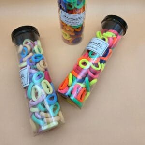 Mini Rubber Bands | Rahul Plastics |Pack of 12 Bottle