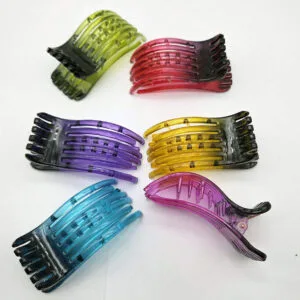 FLAT HAIR CLAW | RAHUL PLASTICS | PACK OF 12