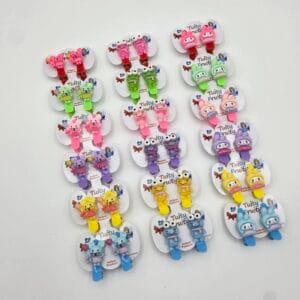 Kids Hair Clips | Rahul Plastics | Pack of 12 Cards