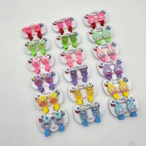 Kids Hair Clips | Rahul Plastics | Pack of 12 Cards