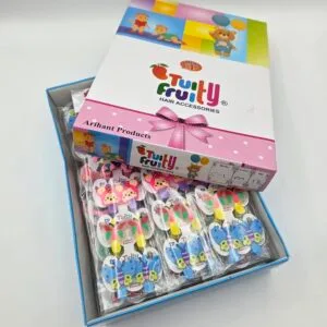 Kids Hair Clips | Rahul Plastics | Pack of 12 Cards