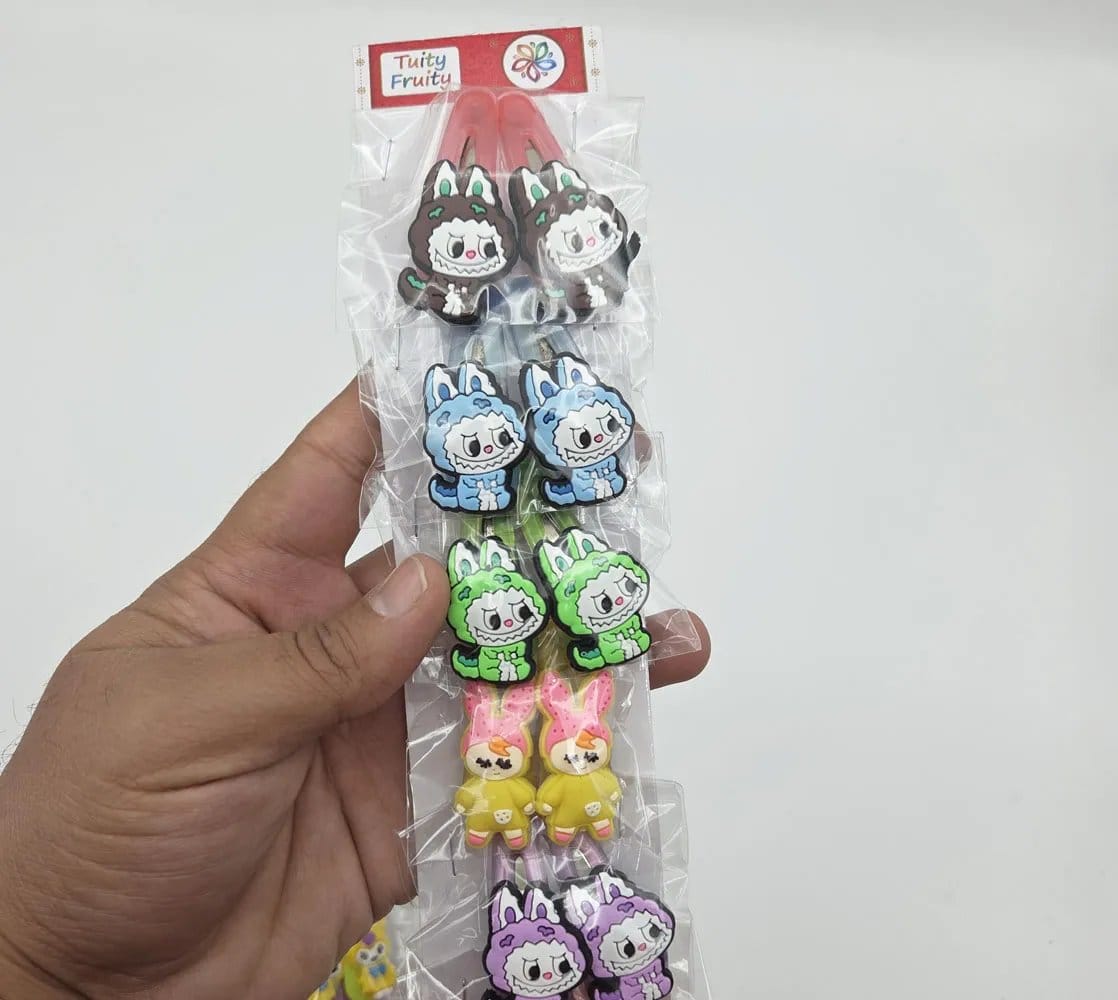 Kids Hair Tik Tak Pins | Rahul Plastics | Pack Of 12 Cards