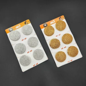 Round Saree Brooch | Rahul Plastics | Pack of 12