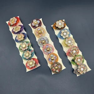 Ovel Saree Brooch Pin | Rahul Plastics | Pack of 12