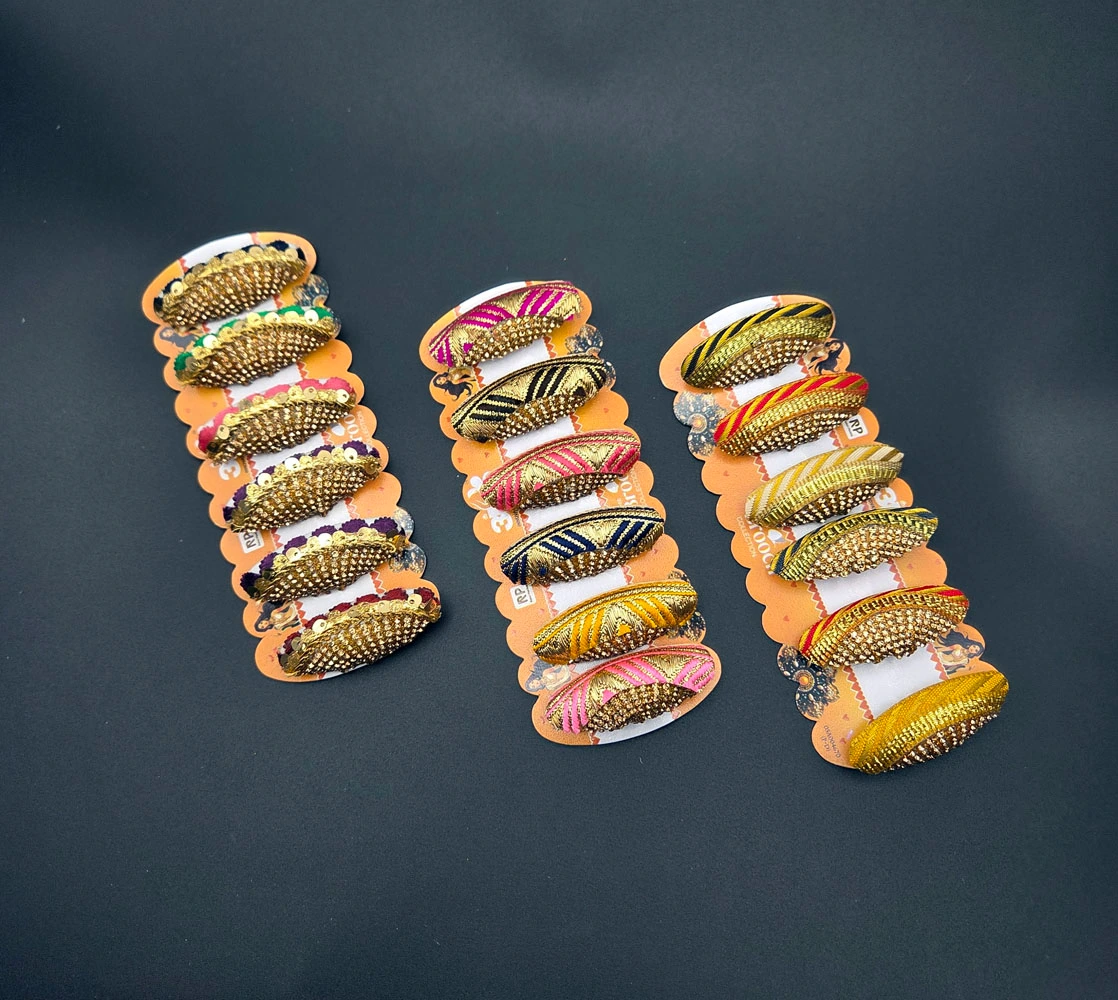 Embroidery Saree Brooch | Rahul Plastics | Pack of 12