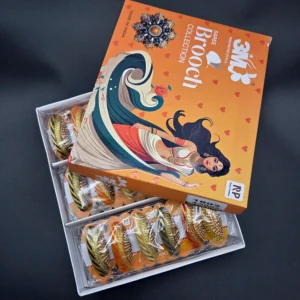 Embroidery Saree Brooch | Rahul Plastics | Pack of 12