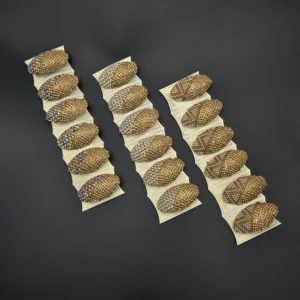 Ovel Saree Brooch Pin | Rahul Plastics | Pack of 12