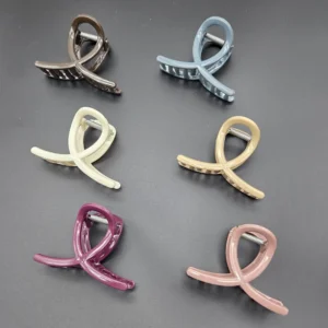 Tie Shape Hair Clutcher | Rahul Plastics | Pack of 12