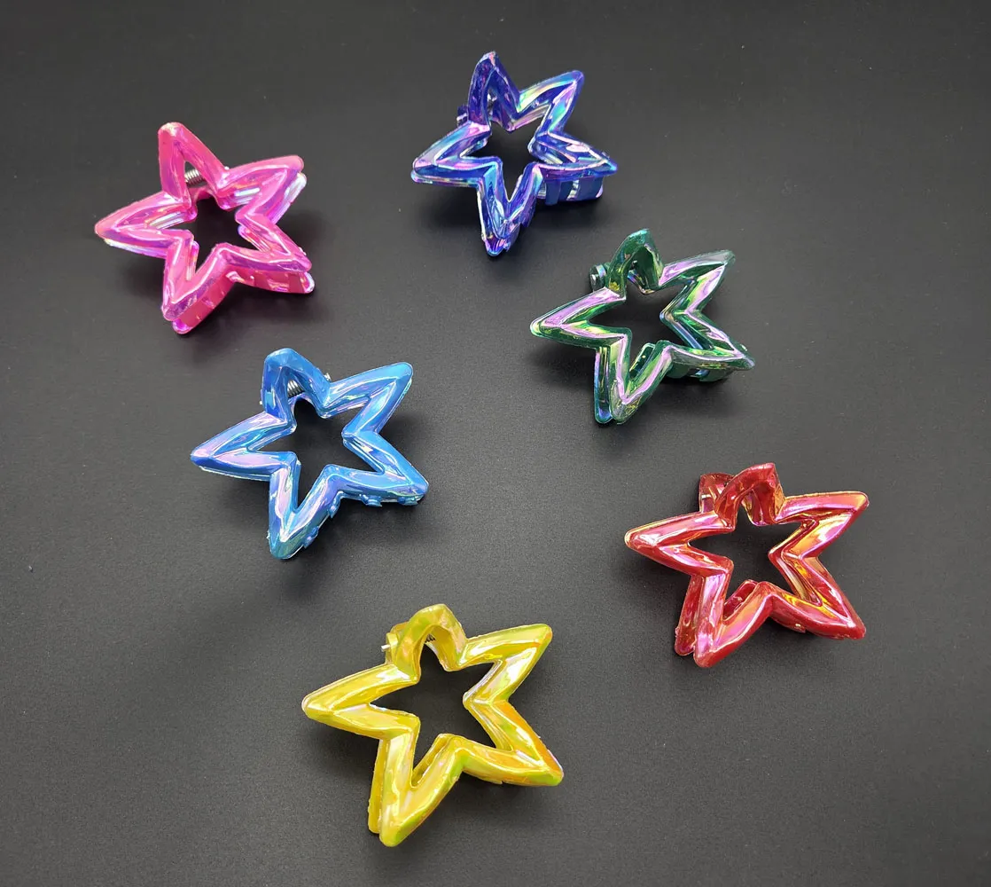 Star Hair Clutcher | Rahul Plastics | Pack of 12