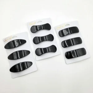 Broad Shape Hair Clips | Rahul Plastics | Pack of 12