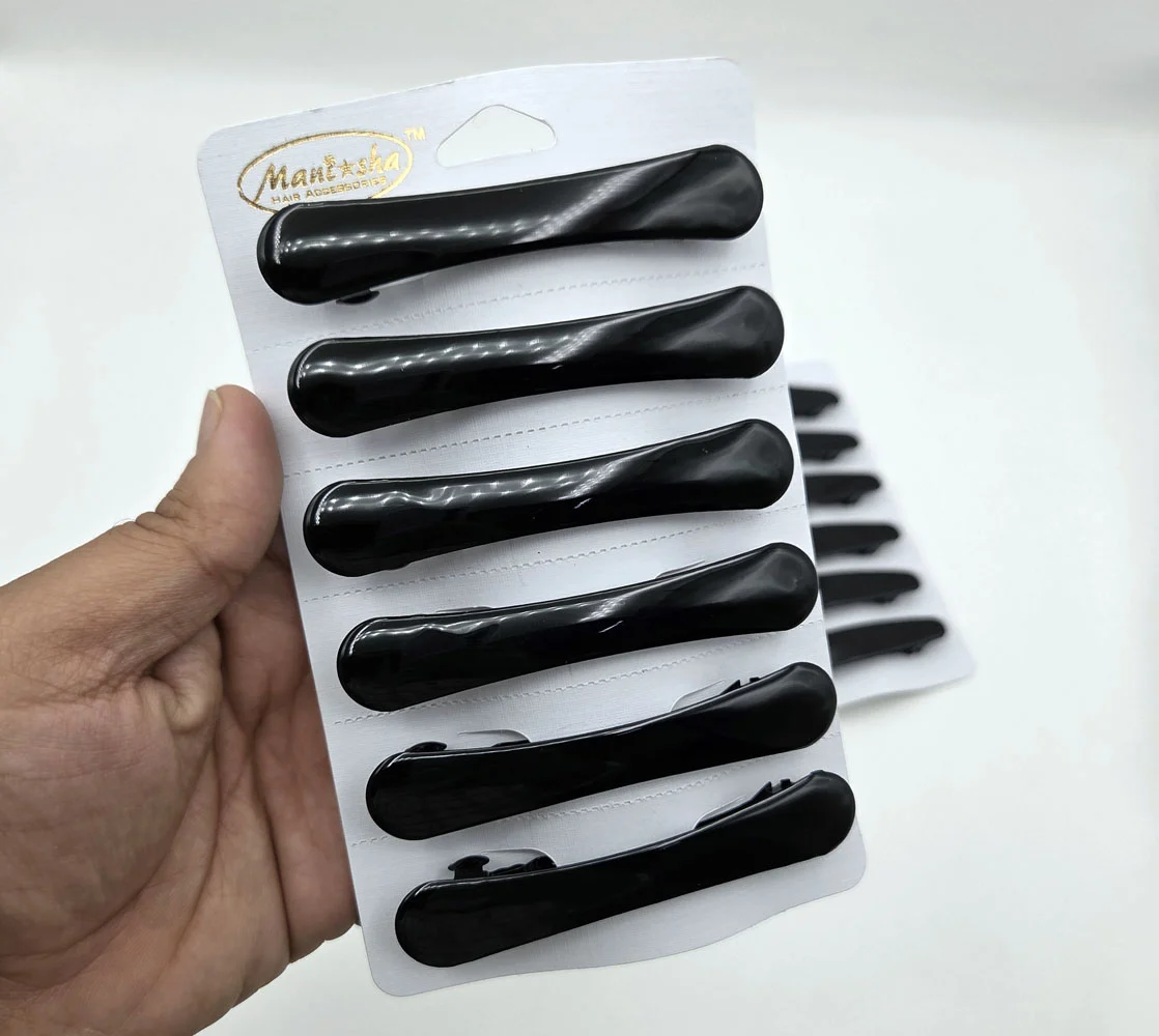 Metal Hair Clips | Rahul Plastics | Pack of 12