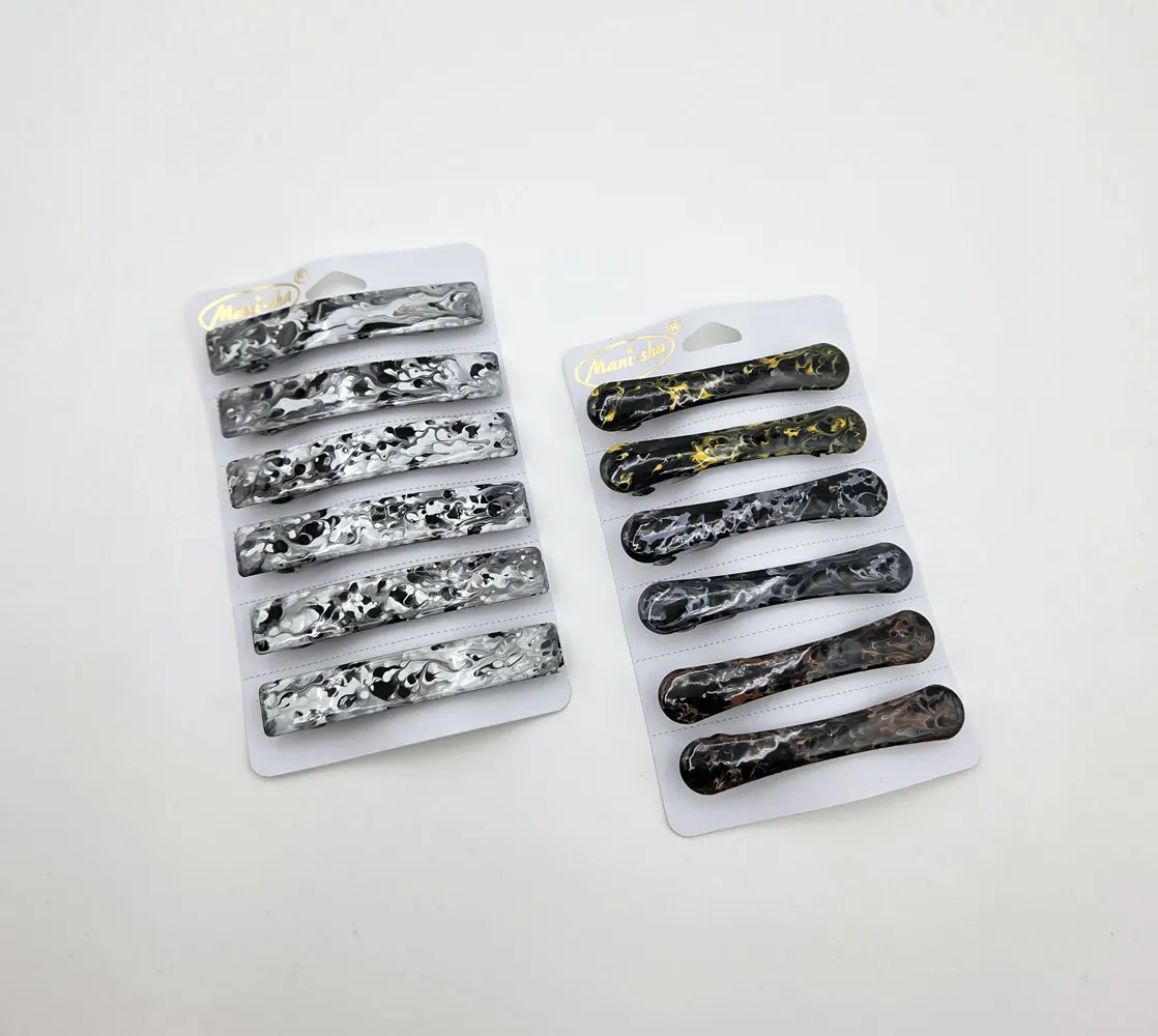Metal Hair Clips | Rahul Plastics | Pack of 12