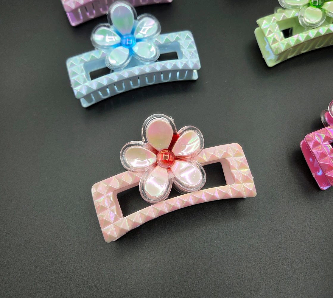 Flower Hair Clutcher | Rahul Plastics | Pack of 12