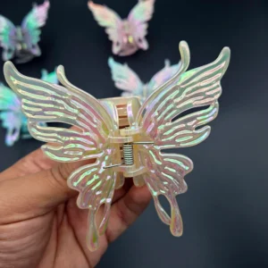 Rainbow Butterfly Hair Claw | Rahul Plastics | Pack of 12