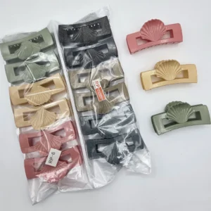 Sea Shell Hair Clutcher | Rahul Plastics | Pack of 12