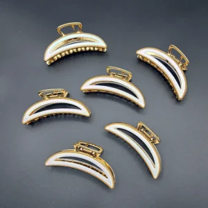 Dual Tone Hair Clutcher | Rahul Plastics | Pack of 12