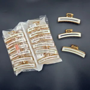 Dual Tone Hair Clutcher | Rahul Plastics | Pack of 12