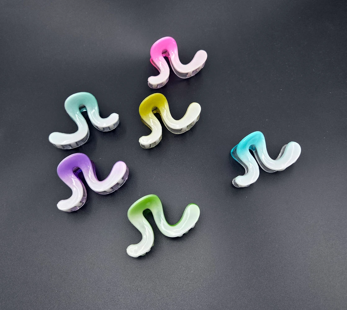 Dual Shade Hair Clutcher | Rahul Plastics | Pack of 12