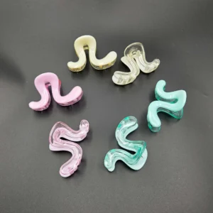 Dual Shade Hair Clutcher | Rahul Plastics | Pack of 12