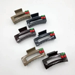 Square Shape Hair Clutcher | Rahul Plastics | Pack of 12 Piece