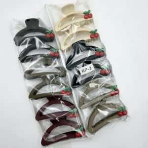 Premium Matt Hair Clutcher | Rahul Plastics | Pack of 12