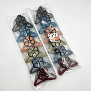 Flower Hair Clutcher | Rahul Plastics | Pack of 12
