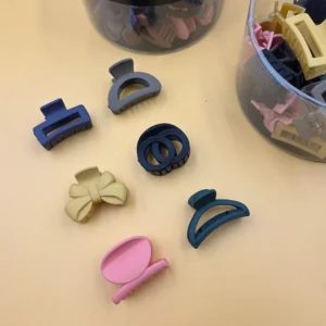 Matt Color Hair Clutcher | Rahul Plastics | Pack of 6