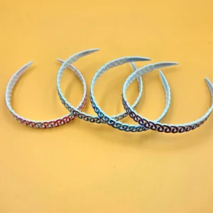 Printed Hair Band | Rahul Plastics | Pack of 12