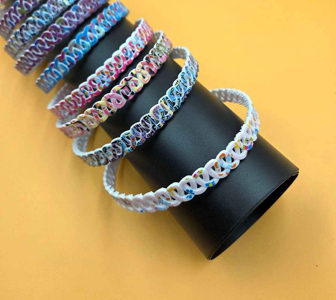 Printed Hair Band | Rahul Plastics | Pack of 12